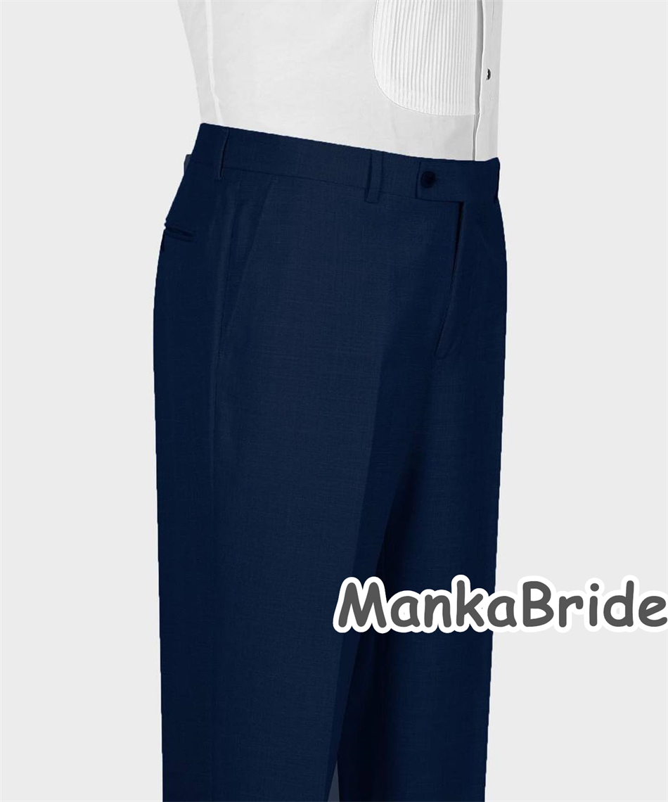 Elegant Navy Blue Classic Wedd - огляд і ціна Men Formal Wear Blue