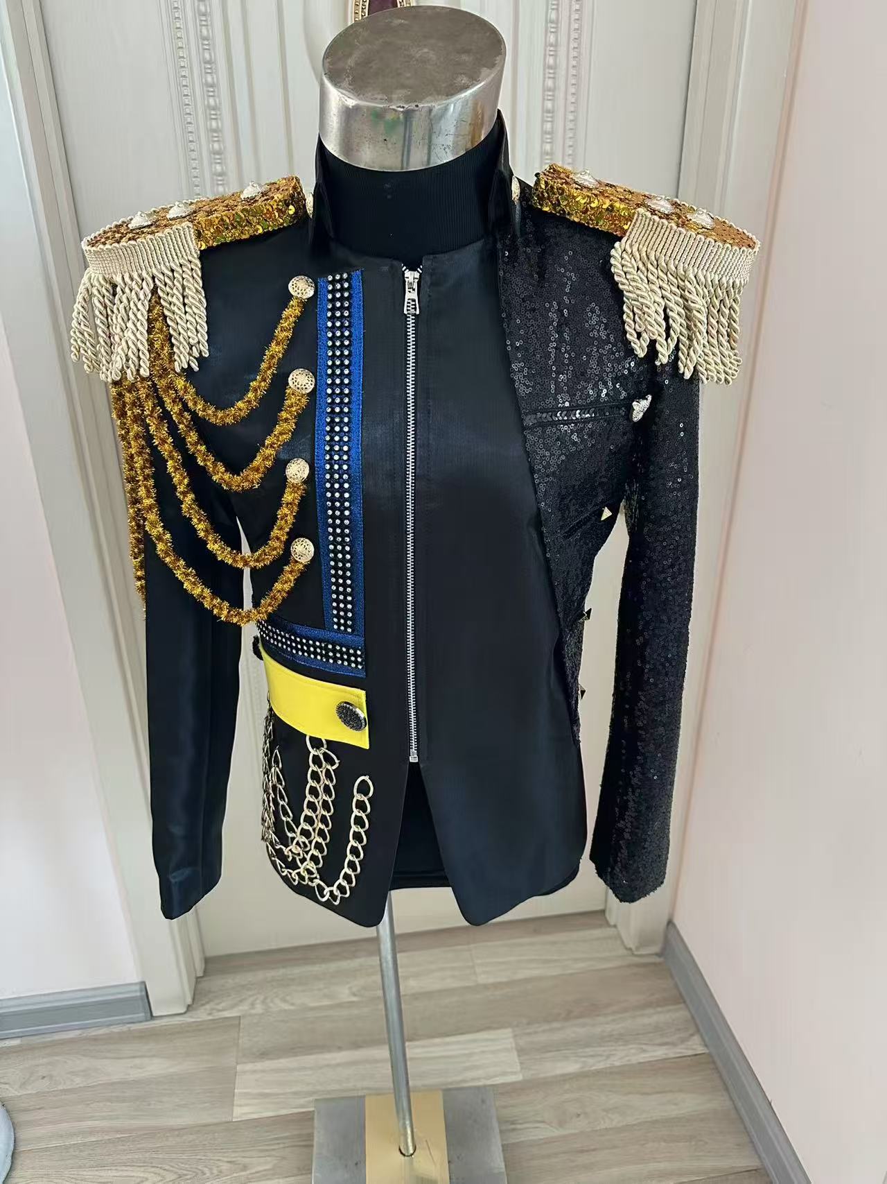New Men Tassel Royal Jacket We - огляд і ціна Men'S Formal Wear In Wedding