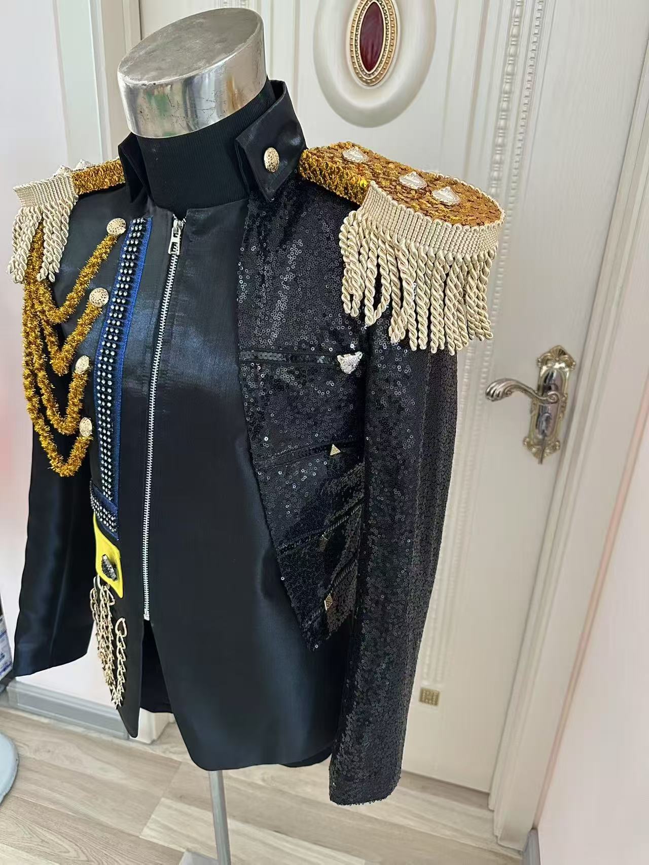 New Men Tassel Royal Jacket We - огляд і ціна Men'S Formal Wear In Wedding