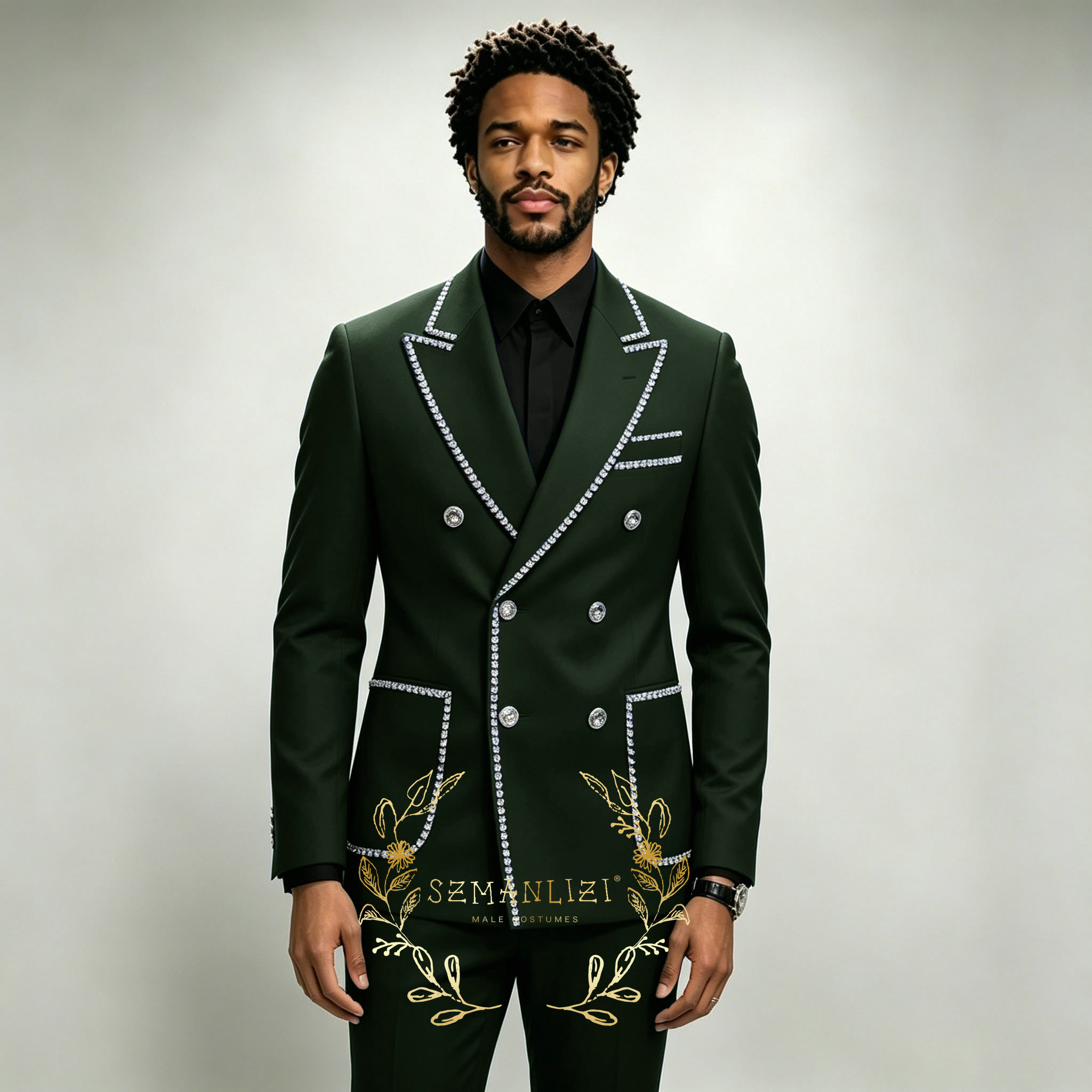 Luxury Men's Suits 2 Pieces Ro - огляд і ціна Men'S Formal Wear In Wedding
