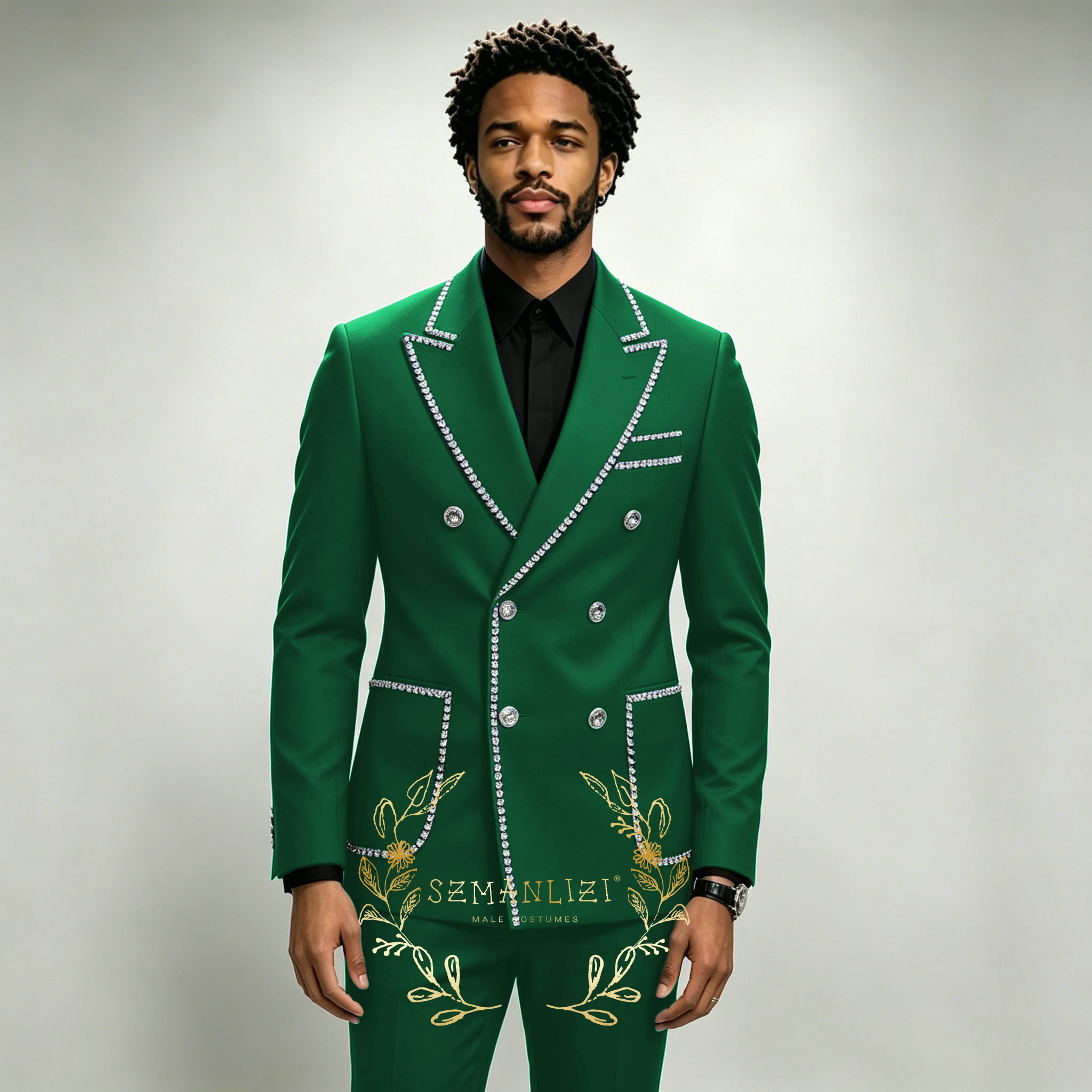 Luxury Men's Suits 2 Pieces Ro - огляд і ціна Men'S Formal Wear In Wedding