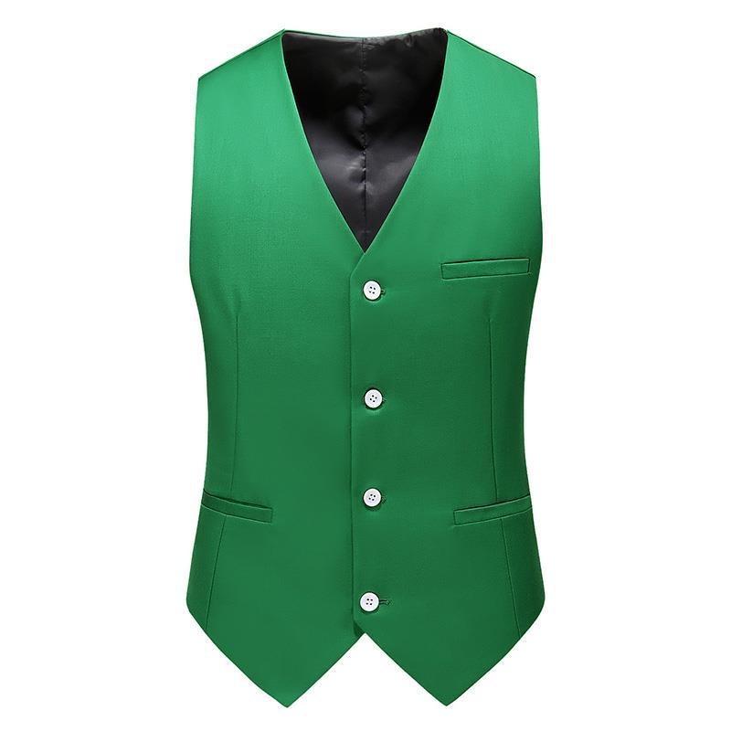 19 Colors Men Vest Solid Color - огляд і ціна Formal Vest Waistcoat