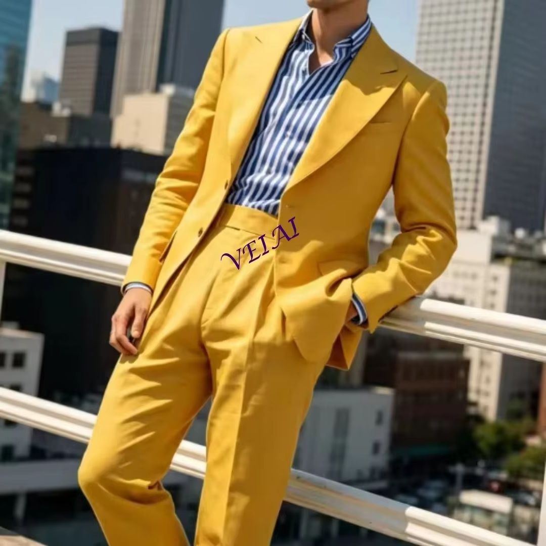 Summer Sage Green Linen 2-Piec - огляд і ціна Men'S Relaxed Formal Wear