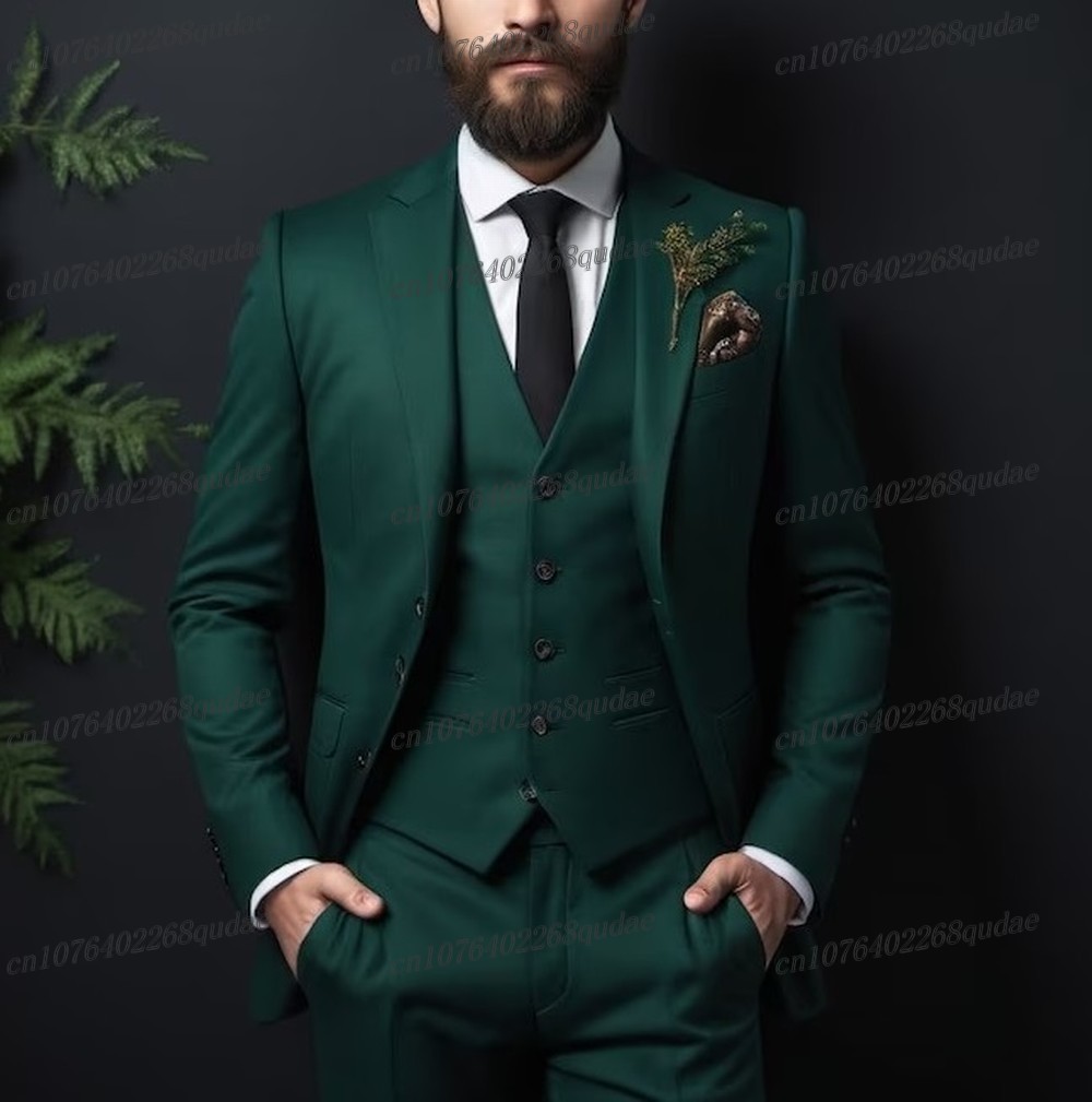 New Navy Blue Formal Men Suit  - огляд і ціна Men Formal Wear Blue