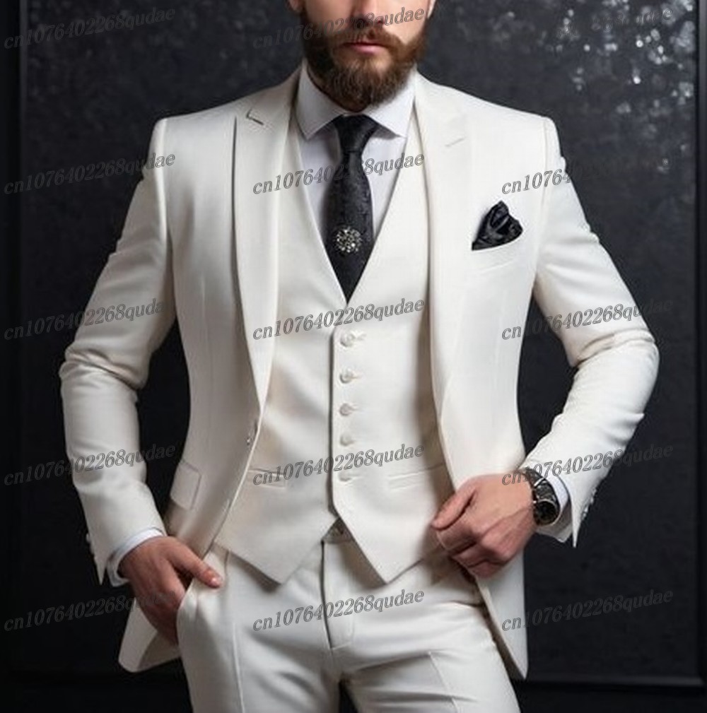 New Navy Blue Formal Men Suit  - огляд і ціна Men Formal Wear Blue