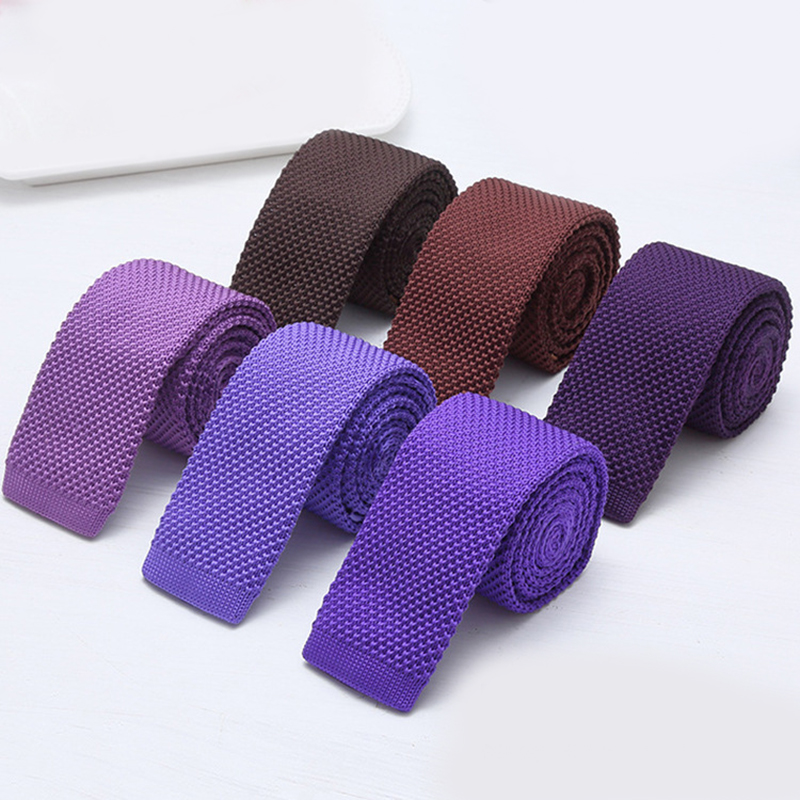 6cm Solid Black White Knitted  - огляд і ціна Men Formal Wear Blue