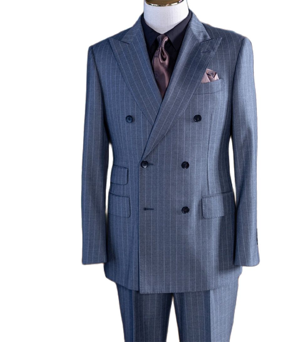 Grey Stripe Double Breast Clas - огляд і ціна Men'S Formal Wear In Wedding