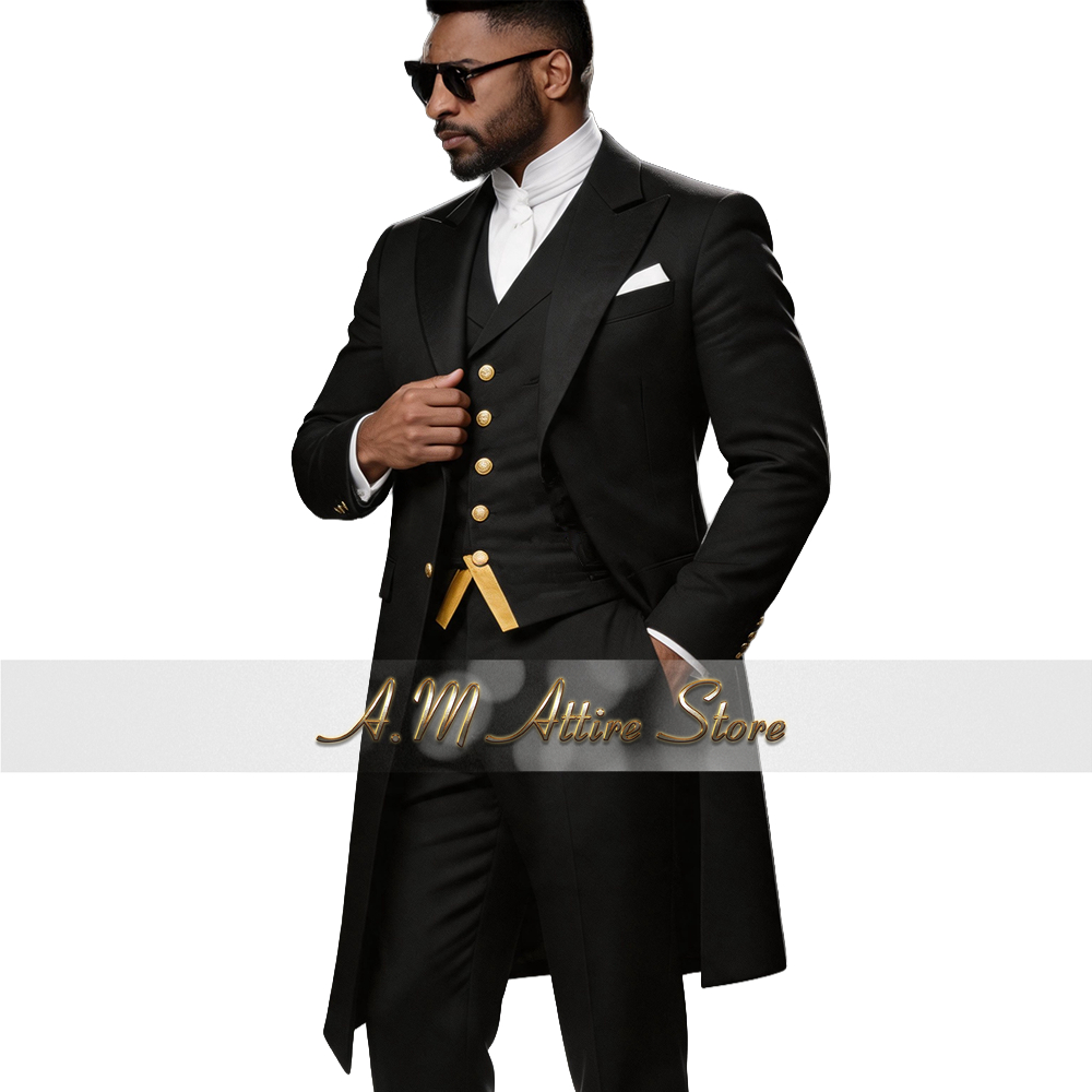 Wedding Suit for Men Blue 3-Pi - огляд і ціна Men Formal Wear Blue