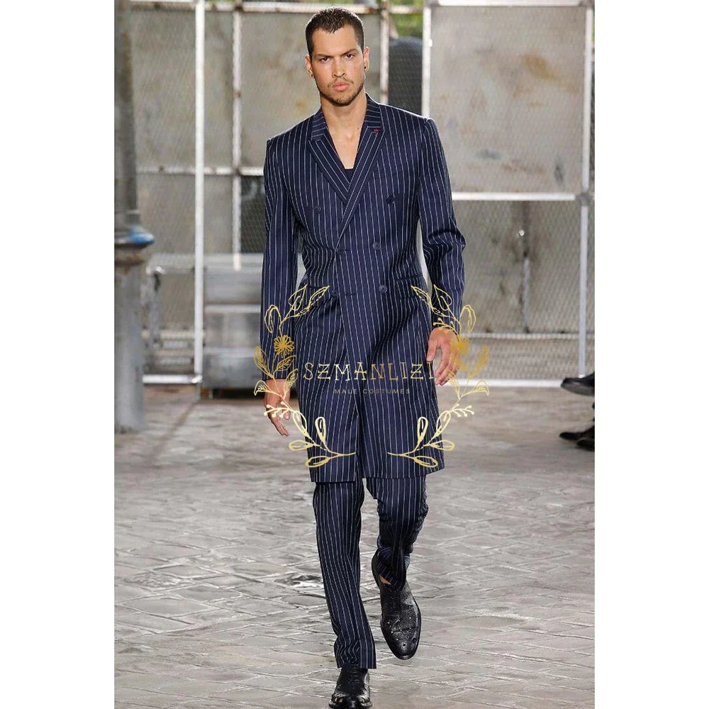 Formal Men's Suit 2 Pieces Nav - огляд і ціна Men Formal Wear Blue