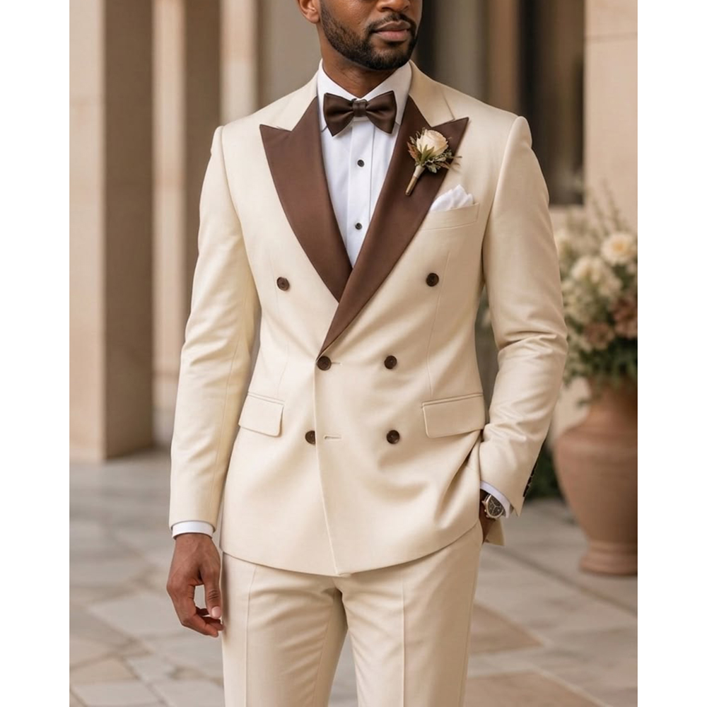 Men Double Breasted Tuxedo Sui - огляд і ціна Men'S Formal Wear In Wedding