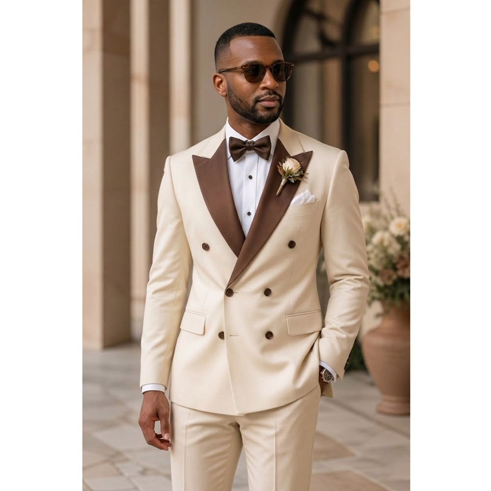 Men Double Breasted Tuxedo Sui - огляд і ціна Men'S Formal Wear In Wedding